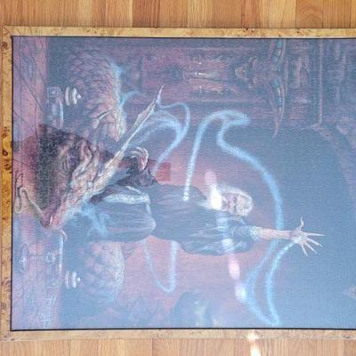 Dragon & Wizard Framed Puzzle 