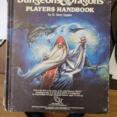 1980's Advanced Dungeons & Dragons Players Handbook ISBN 0-935696-01-6