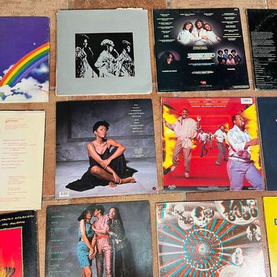 (14pc) MISC VINYL | Record Albums including; Funk, disco, and other genres, including a multi-record anthology of Diana Ross and the...