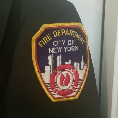 NYFD New York City Fire Department Issued Dress Uniform & Rain Jackets 