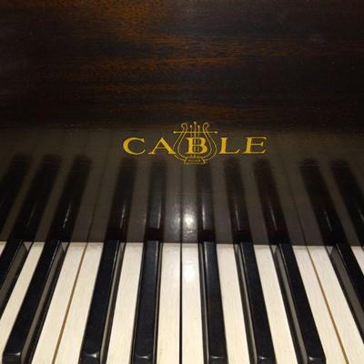 Baby Grand piano by Hobart M. Cable 