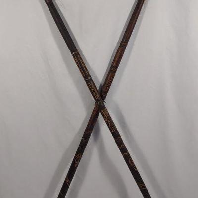 African Decorative Tribal Hunting Spears