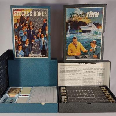 2 Vintage 3M Bookshelf Strategy Board Games