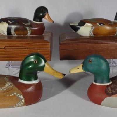 Decorative Duck Decoys & Jewelry Boxes
