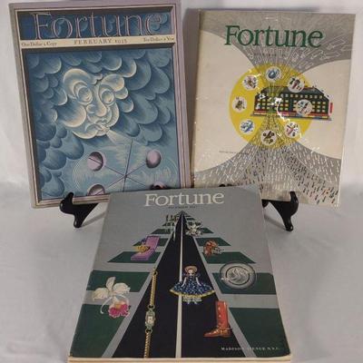 3 Fortune Magazines (1935, 1945, 1947)