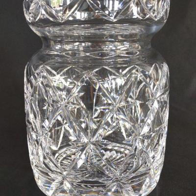 Tiffany & Co Signed Crystal Glass Biscuit Jar