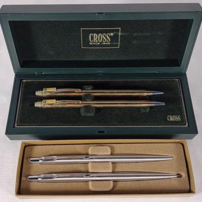 Parker & Cross (10k gf) Vintage Pen Sets