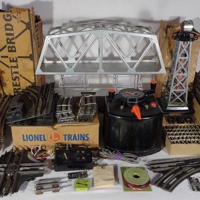 Vintage Lionel & Marx O Gauge Train Track & Items