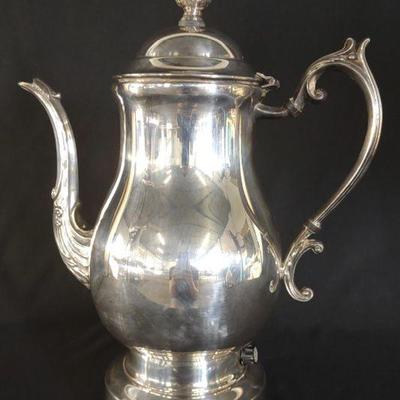 FB Rogers Silver Plated Coffee Percolator (Works)