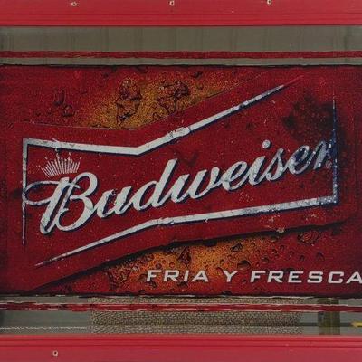 Budweiser Beer Advertisement Mirror
