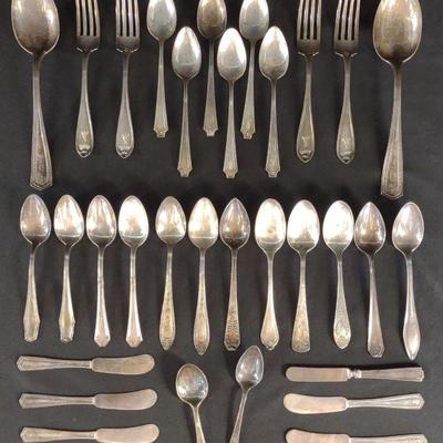 (32) Sterling Silver Spoons, Forks & Butter Knives