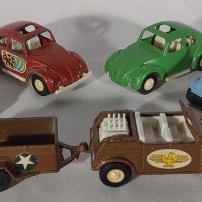 5 Tootsietoy Volkswagen Diecast Toy Cars