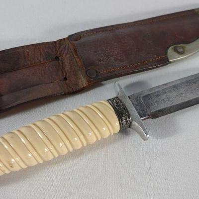 WWII German Army Heer Handled Knife w/ BSA Sheath