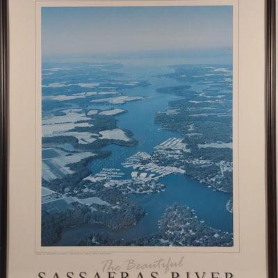 1998 Sassafras River Georgetown Harbor Print Art