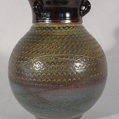 Signed Ceramic Studio Pottery Glazed Vessel