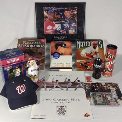 Baseball Memorabilia & Books (Mostly Cal Ripken)