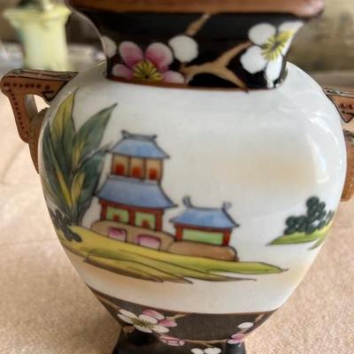 Double handled Nippon vase