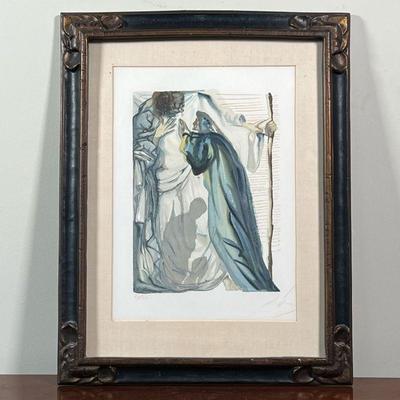 SALVADOR DALI (1904-1989) | Divine Comedy
Color etching
Signed lower right, ed. 26/150, with The Collector's Guild, LTD label on verso
h....