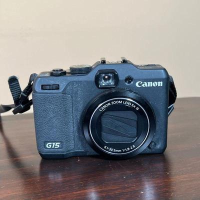 (3pc) CANON DIGITAL CAMERAS | Including a canon power shot G15 (tested and works!), a power shot S5 IS (requires AA batteries, untested),...