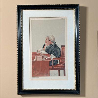 VANITY FAIR LITHOGRAPH | The Mandarin - overall 19-1/2 x 13-1/2 in. (frame)