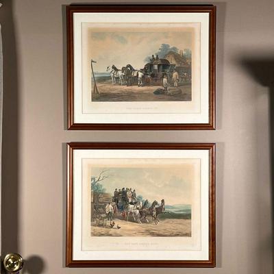 (2pc) CARRIAGE ENGRAVINGS | 