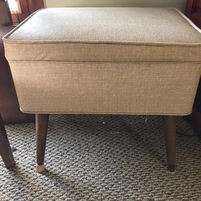vintage sewing seat with storage $59
20 X 16 X 19