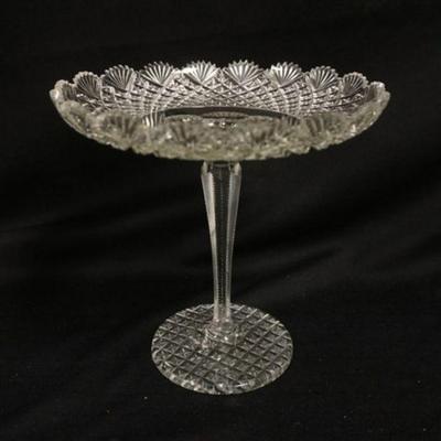 1197	CUT GLASS TAZZA, APPROXIMATELY 8 IN HIGH
