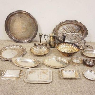 1260	LOT OF 24 PIECES OF ASSORTED SILVERPLATE
