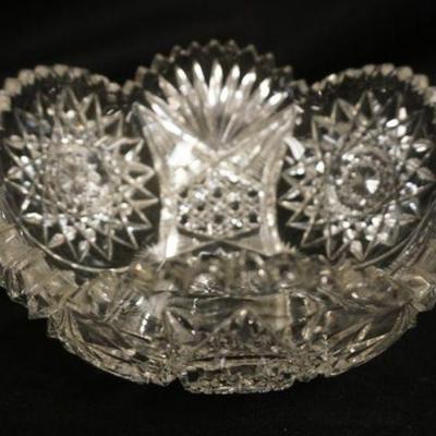 1193	CUT GLASS BOWL, APPROXIMATELY 8 1/2 IN X 4 IN HIGH

