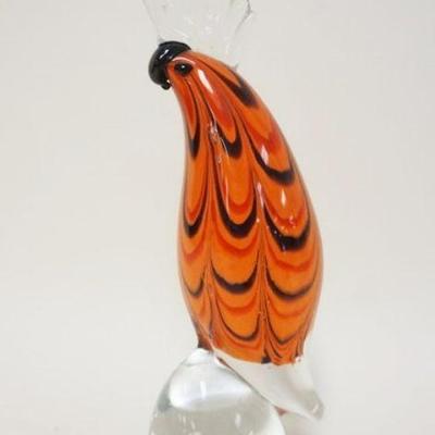 1140	MURANO GLASS PEACOCK, APPROXIMATELY 12 IN HIGH
