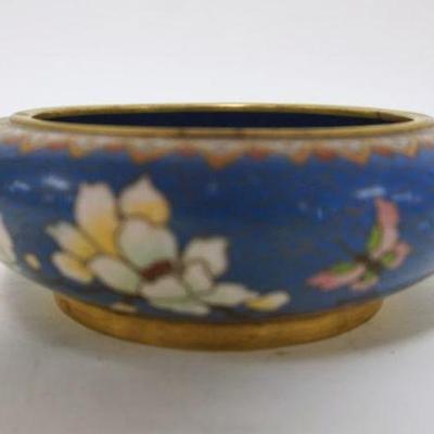 1167	CLOISONNE BOWL, APPROXIMATELY 6 IN X 3 IN HIGH
