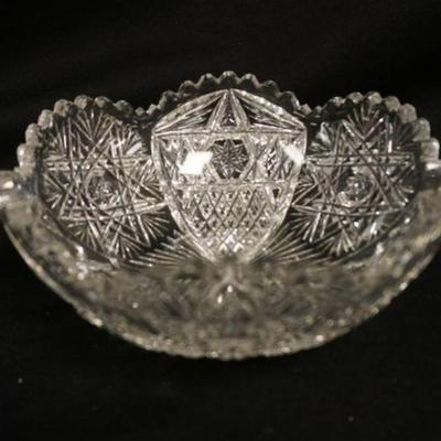 1198	CUT GLASS BOWL, APPROXIMATELY 8 IN
