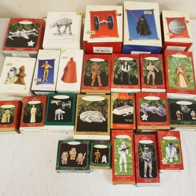 1146	24 PIECE LOT OF STAR WARS KEEPSAKE ORNAMENTS
