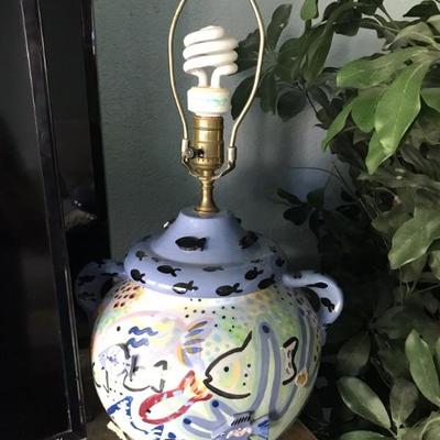 lamp $135
 [missing one fish]