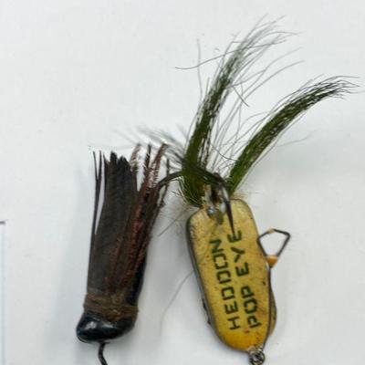 https://www.ebay.com/itm/125532746791	NW5908 ANTIQUE Fly Fishing handmade Lures - Heddon Pop Eye

