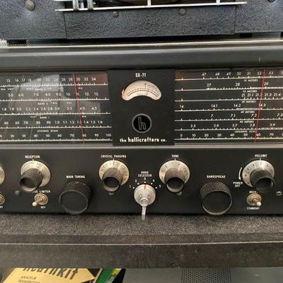 https://www.ebay.com/itm/125532675185	NW5706 Hallicrafters SX-71 Radio Receiver shortwave Ham Radio Local Pickup 
