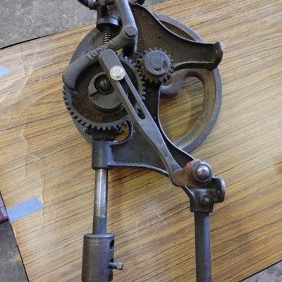 Vintage Hand Crank Drill Press