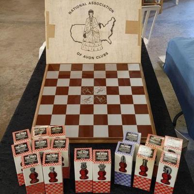 Vintage Avon Chess Set