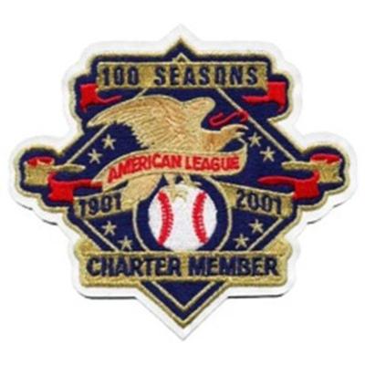 Lot 18
100 Seasons American League Charter Member 1901 to 2001 Embroidered Patch
