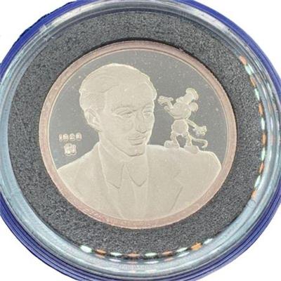 Lot 11
1988 Mickey 60 Years With You 'Mickey & Walt' 1928 Collectors Coin