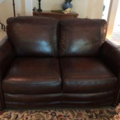 Genuine Leather 2 seat sofa