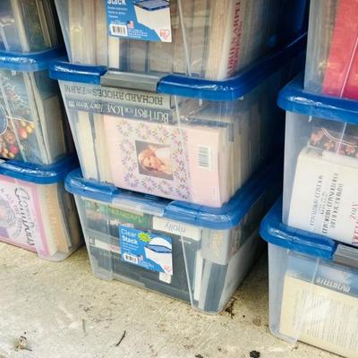 Bins and Bins and Bins of books!