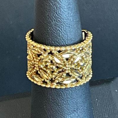 Designer MILROS 14KT Gold Ring