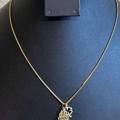 14KT Gold Chain and Pendant