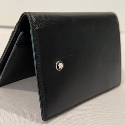 Mont Blanc Wallet/Card Holder in very good condition and measuring 4” x 3” 