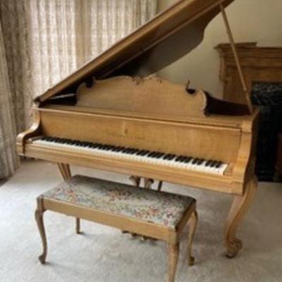 Gorgeous Restored Louis IV Walnut Steinway M. This gorgeous piano was owned by a loving piano teacher for many years who treasured it and...