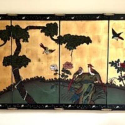Gorgeous Asian Inspired Wall Panel in a beautiful design. 

Measures 6'l x 3' h