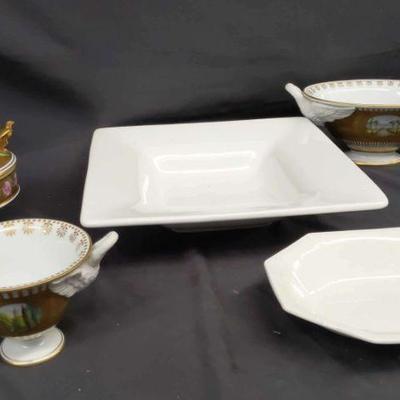 Decorative Serving Pieces Featuring Dresden & Johnson Brothers...