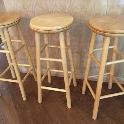 3 bar stools 