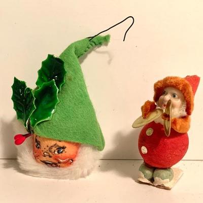 Annalee and vtg. Japanese Christmas figure